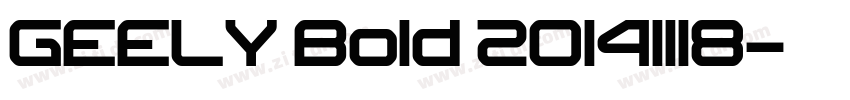 GEELY Bold 20141118字体转换